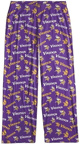 FOCO Minnesota Vikings NFL Women's Scatter Pattern Pajama Lounge Pants - Image 1