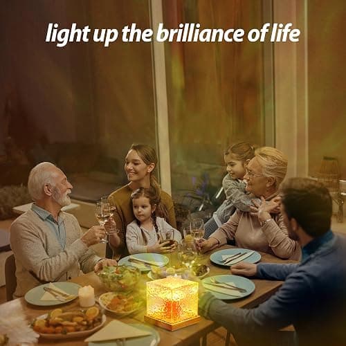 Ocean Wave Projector Light with Northern Lights Aurora, 16 Colors LED Night Lamp, 3D Water Ripple Rotating Flame Effect, Mood Lighting for Bedroom, Kids Room, Teens, Relaxation, Decor Party Sleep Aid thumbnail 5