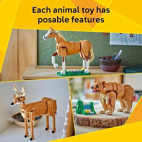 LEGO Creator 3 in 1 Beautiful Horse Building Toy for Kids - Learning Toy for Girls & Boys, Ages 9+ - Build a Horse, Bear, or Deer - Gift for Christmas - 31166 thumbnail 6