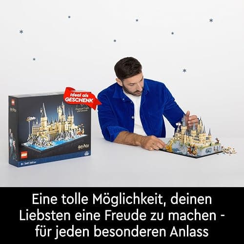 LEGO Harry Potter Schloss Hogwarts mit Schlossgelände - Set zum Sammeln für Erwachsene inkl. Hauptturm & Astronomieturm, Kammer des Schreckens & Architekt Minifigur - 76419 thumbnail 8