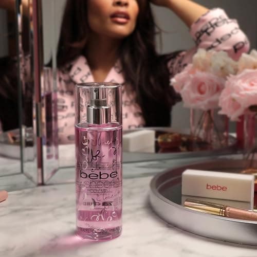 Bebe Sheer Body Mist - Body Spray for Women - Sensual & Flirtatious Women's Fragrance with Citrus Cocktail, Pink Peony & Sandalwood Notes Long-Lasting Fragrance Mist - 8.4 Fl Oz thumbnail 4