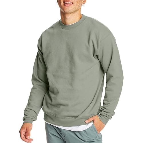 Hanes Men's Ecosmart Fleece Sweatshirt, Pullover Crewneck Sweatshirt, Big & Tall, 1 or 2 Pack - Image 1