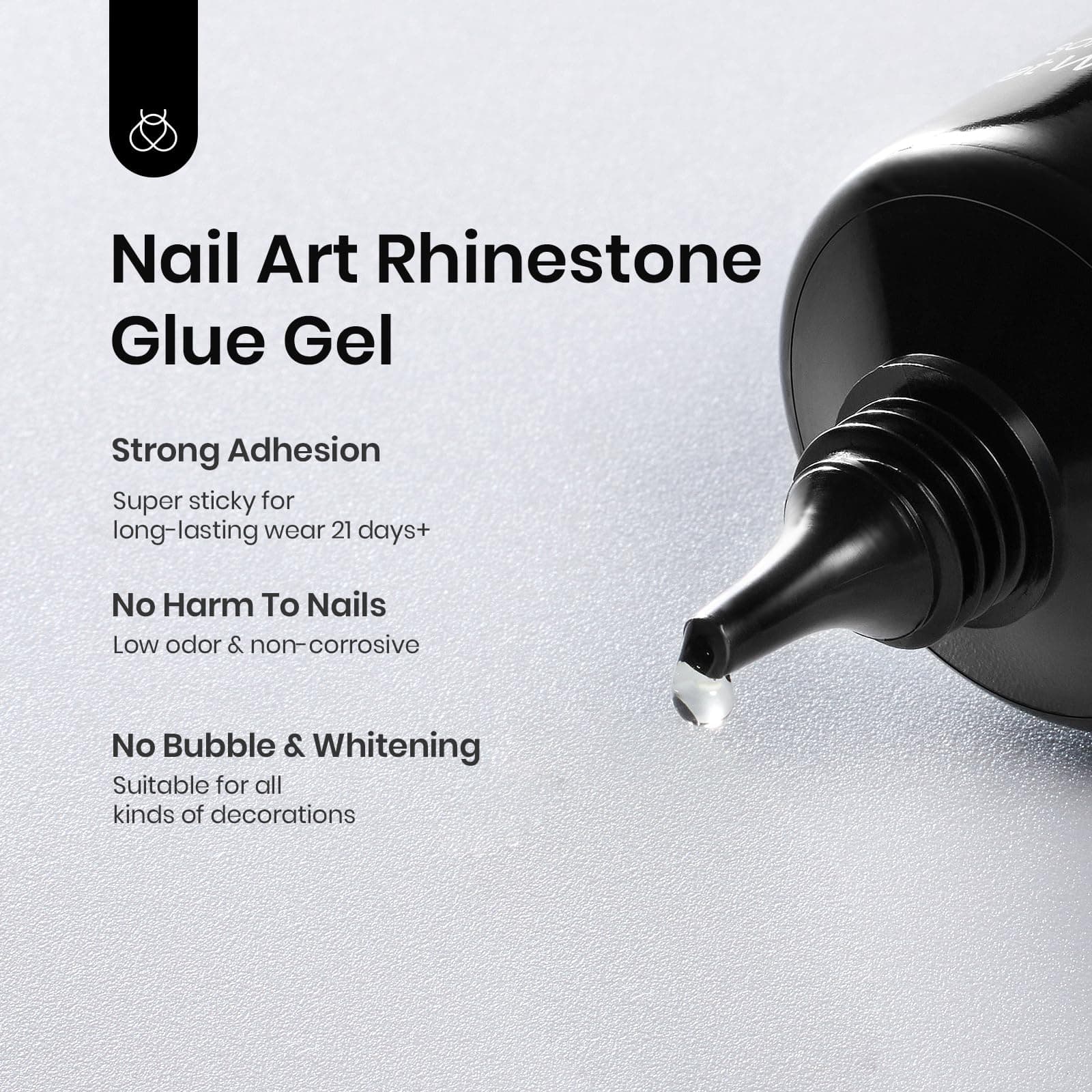 beetles Gel Polish 35ML Rhinestone Glue for Nails Gel Polish, Gel Nail Glue for Decoration Super Strong Bling Gel for Nail Gem Glue Nail Art Jewels Nail Crystals Beads Diamonds 3D Beauty thumbnail 3