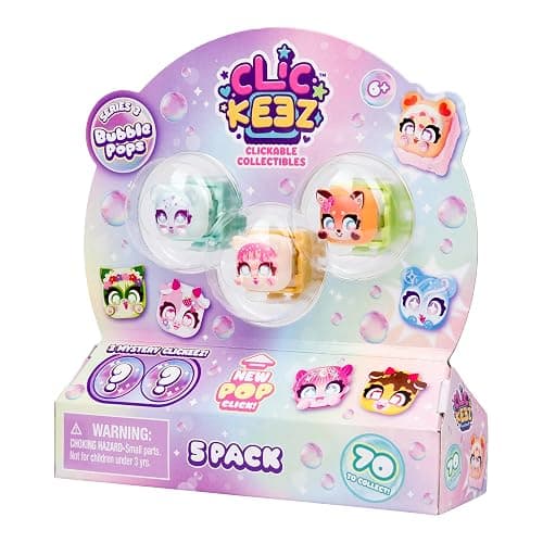 Clickeez Series 3 5-Pack | 5 Collectible Character Keyboard Keys Click and Clack | Create Your Own Keychain | Ages 6+ thumbnail 11