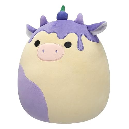 Squishmallows Original 12in Benito The Blueberry Cheesecake Cow – Official Jazwares Plush (Medium-Sized) thumbnail 4