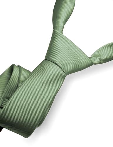 RBOCOTT Solid Color Tie Formal Necktie for Men thumbnail 2