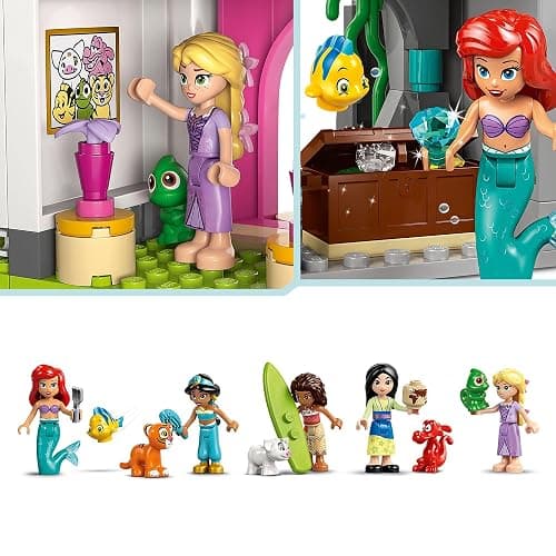 LEGO Disney Princess Castle & Royal Pets Kids Toy - Pretend Play Building Set for Girls and Boys, Ages 6+ - Includes Ariel, Rapunzel, Jasmine, Moana, and Mulan - Gift Idea for Birthdays - 43267 thumbnail 5