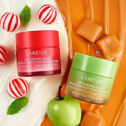 LANEIGE Lip Sleeping Mask Caramel Apple: Nourish, Hydrate, Vitamin C, Murumuru & Shea Butter, Antioxidants, Flaky, Dry Lips thumbnail 9
