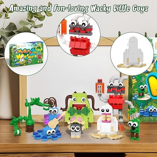 8-in-1 Sing Monsters Toe Jammer, Nogggin,Furcorn,Entbrat,Bowgart,Potbelly,Mammott Building Toy Set for Kids, Boys, Girls 6+ Years Old; Cute Monster Animal Figure Model Toy for Fans Friends (281Pcs) thumbnail 5