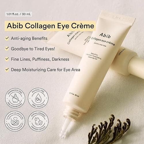Abib Collagen Eye Patches 60 Patches, Korean Under Eye Patches for Puffy Eyes and Dark Circles, Anti-Wrinkle thumbnail 3