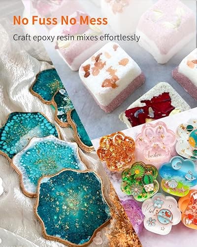 Luckymica Mica Powder, 36 Colors Pearlescent Pigment Powder for Epoxy Resin, 360g Pearl Pigment Set​​ for Soap Making, Bath Bomb, Candle Making, Art Crafts, Lip Gloss, Nail Polish, Dye thumbnail 6