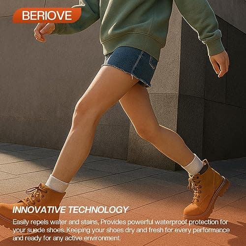 Protect Shoe Protector Spray - Rain & Stain Water Repellent - Waterproofing Spray for Leather Suede Hats 6.76 OZ thumbnail 3