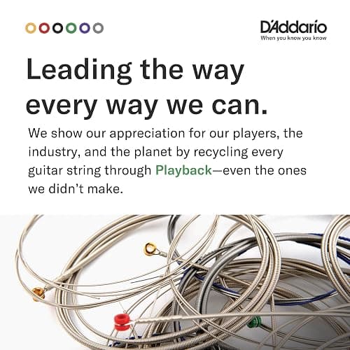 D'Addario Acoustic Guitar Strings, Phosphor Bronze, EJ38, Light Gauge 10-47, 12-String Set, Pack of 1 thumbnail 6