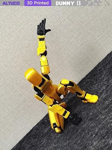 altuco T13 Action Figure Set,Titan 13 Action Figure with Multiple Accessories,Easter Basket Stuffers for Boys (Gold) thumbnail 5