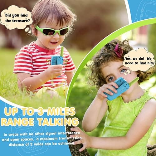 Selieve Toys for 3-12 Year Old Boys Girls, Easter Basket Stuffers, Walkie Talkies for Kids 22 Channels 2 Way Radio Toy with Backlit LCD Flashlight, 3 Miles Range for Outside, Camping, Hiking thumbnail 5