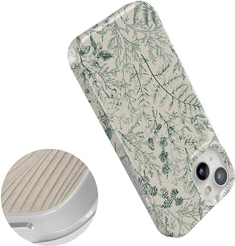 Casely iPhone 15 Plus Case | Sage Garden | Green Floral | Compatible with MagSafe thumbnail 6