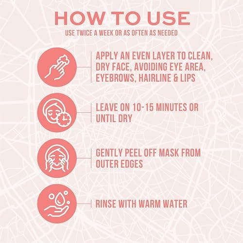 Freeman Exotic Blends Facial Mask 4 Piece Set, Peel-Off & Jelly Masks, Cleansing, Pore-Clearing & Hydrating Facial Masks, For All Skin Types, Includes Silicone Mask Brush, Vegan & Cruelty-Free thumbnail 7
