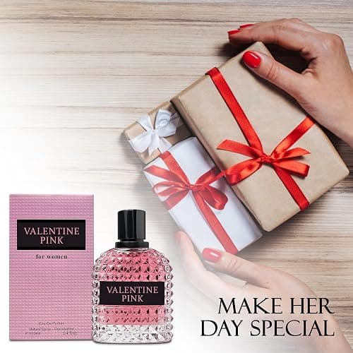 A CENTER Perfume Couple Set Valent Milano & Pink,Long Lasting Sweet Scent for Women/Men Fragrance 2x100ML thumbnail 3