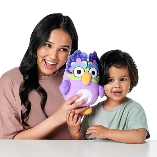 Bluey Chattermax 10" Talking Plush – Sound Effects, Voice Recorder with Chat Back, Interactive Stuffed Animal, Soft Deluxe Fabric, Cuddly Toy for Kids, Batteries Included. - Chattermax thumbnail 2