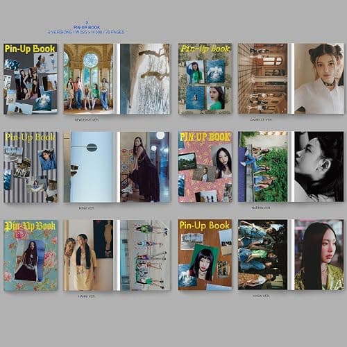 New Jeans 1st EP Album Bluebook Ver. / Random Log Book + Pin-Up Book Stickers + Photocards + Mini Poster + 3 Extra Photocards K-POP Sealed Album thumbnail 5