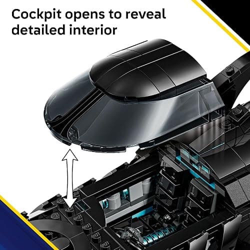 LEGO DC Batman: Batman Forever Batmobile Kids Toy - Building & Learning Toy for Girls & Boys, Ages 12+ - Model Car with Minifigure Included - Gift Idea for Birthdays - 76304 thumbnail 3