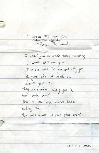 I Wrote This for You: Just the Words - Image 1