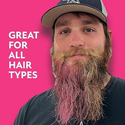 Fun In by Sun In Temporary Hair Color with Easy Brush Applicator for Kids, Teens & Adults - Washable One day color for Festivals, Events & Parties - All Hair Types - Pink thumbnail 6