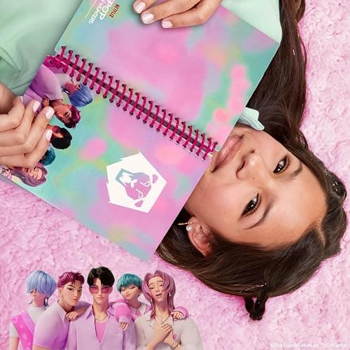 KPop Demon Hunters™ Journal – Saja Boys Edition, 100 Lined Pages, Notebook Measures 5.8 x 8.3, Official K Pop Demon Hunters Merch for K-Pop Fans, Students, Teens thumbnail 2