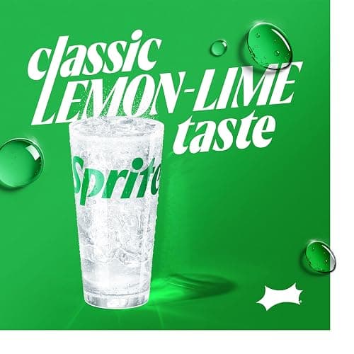 Sprite Lemon Lime Soda Soft Drinks, 12 fl oz, 12 Pack,Cans thumbnail 4