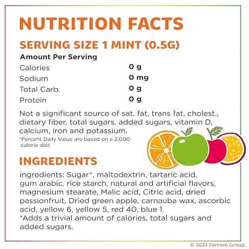 Tic Tac Bulk Resealable Refill Bag, Fruit Adventure Mints, On-The-Go Refreshment, Includes Empty Refillable Pack, 17.2 oz thumbnail 3