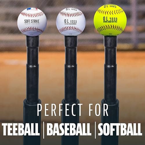 Franklin Sports Baseball Batting Tee - Hitting Tee for Baseball, Tee Ball and Softball Batting Practice - Adjustable Tee Stand - Heavy Duty Batting Tee thumbnail 7