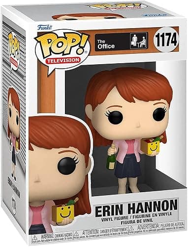 Funko POP TV: The Office - Erin with Happy Box & Champagne, Multicolor (57394) thumbnail 3