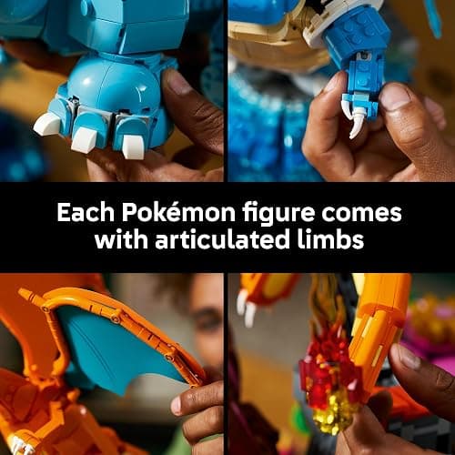LEGO Pokémon Venusaur, Charizard and Blastoise - Building Set for Adults, Ages 18+ - Collectible Pokémon Figures - Gift Idea for Men & Women - 72153 thumbnail 4