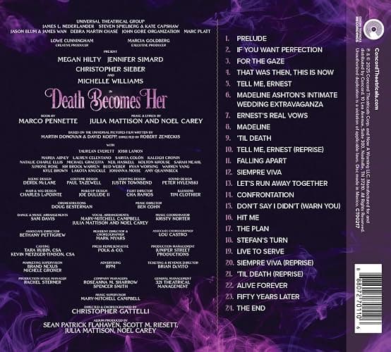 Death Becomes Her Original Broadway Cast Recording thumbnail 3