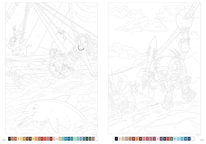 Coloriages au numéro - Grands classiques Tome 2 thumbnail 3