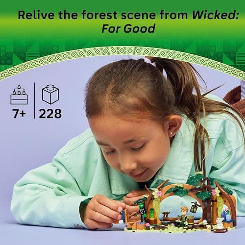 LEGO Wicked Elphaba’s Retreat Building Toy - Elphaba & Fiyero Toy Figures and Playset with Forest Friends - Pretend Play Building Blocks for Kids, Ages 7+ - Wicked Gift for Girls & Boys - 75687 thumbnail 2