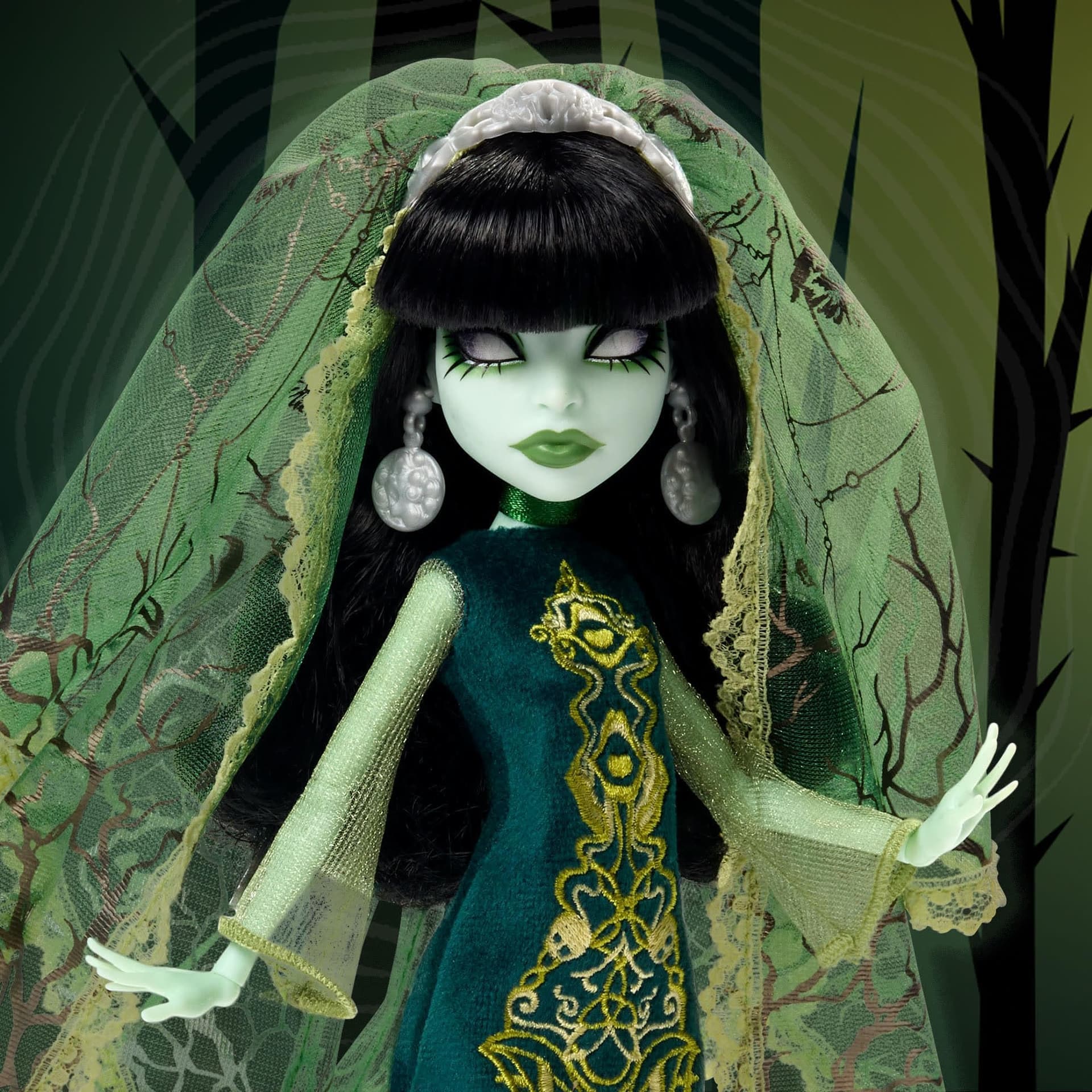 Monster High Skullector Scarah Screams Fang Club Doll 60s Style Collectible thumbnail 5
