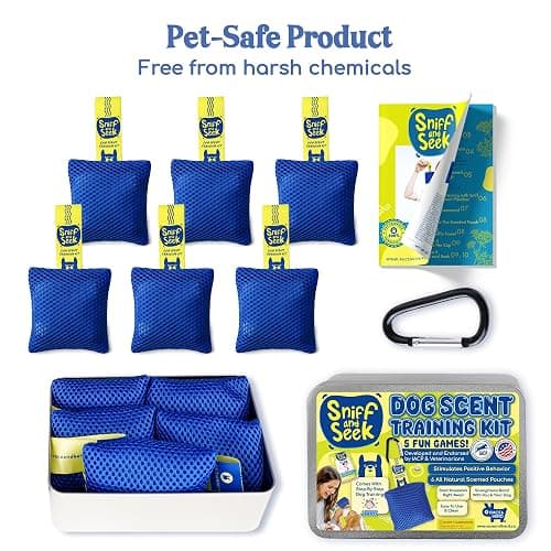 Race&Herd Original Dog Scent Training Kit, Scent Work Training Kit for Dogs - Nosework for Dog Mental Stimulation Agility Training Equipment for Dogs, Brain Games Smell Training Kit for Loss of Smell thumbnail 8