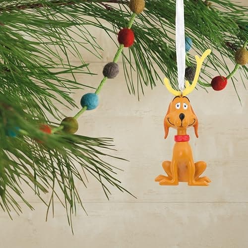 Hallmark Dr. Seuss How the Grinch Stole Christmas! Max Christmas Ornament thumbnail 2