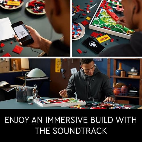 LEGO Art The Amazing Spider-Man 31209 Build & Display Home Decor Wall Art Kit, Nostalgic Super Hero Gift for Adults or Back to School Gift for Teen Spider-Man Fans thumbnail 5