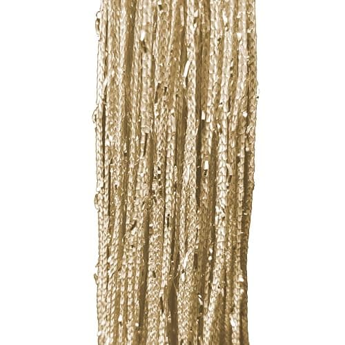 Atsweetlife Door String Curtain Doorway Beads Curtains,Hanging Room Divider Beaded Decor Hippie Glitter Fringe Panel Closet Window Doors Sequin Sheer Boho Doors Tassel (Champagne) thumbnail 8