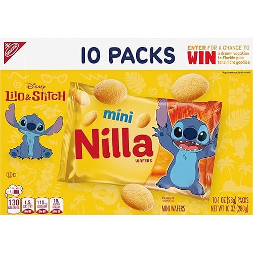 NILLA Wafers Mini Cookies, Vanilla Wafers, 10 Snack Packs thumbnail 17