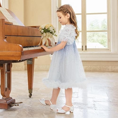Osinnme Toddler Little Big Kid Girls Wedding Sandals thumbnail 8