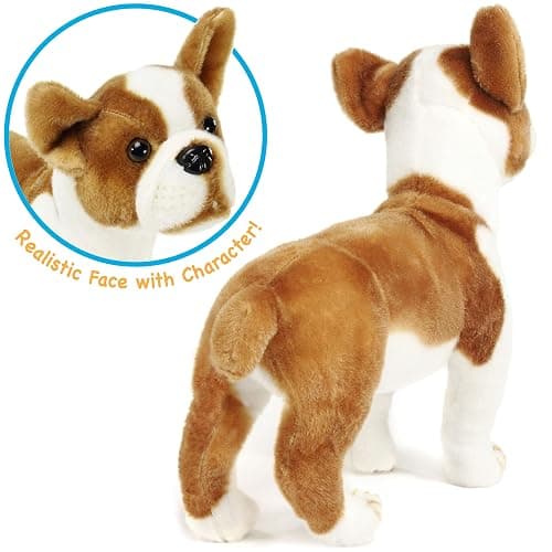TigerHart Bobby The Boston Terrier Boxer - 14.5 Inch Large Dog Stuffed Animal Plush thumbnail 6