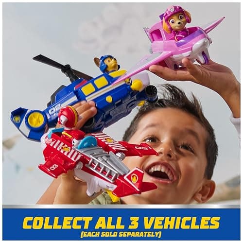 PAW Patrol: Air Rescue Chase Action Figure & Hero Helicopter Toy with Projectile Launcher & 2 Projectiles, Kids Toys for Boys & Girls Ages 3+ thumbnail 7