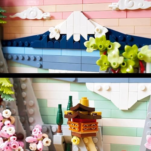 Lego 31218 Lego Art Japanese Scenery Toy Birthday Present Block Men Women Painting Art Interior Stylish thumbnail 5