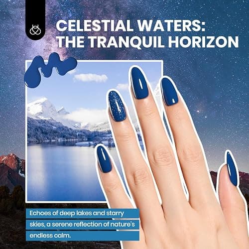 Beetles Fall Gel Nail Kit, Mystic Wonderland Gel Polish Set, 36 Colors Burgundy Brown Orange Red Polish Kit with Base Coat Glossy Matte & Glitter Top Coat Soak Off UV Led Nails Gifts for Women thumbnail 5