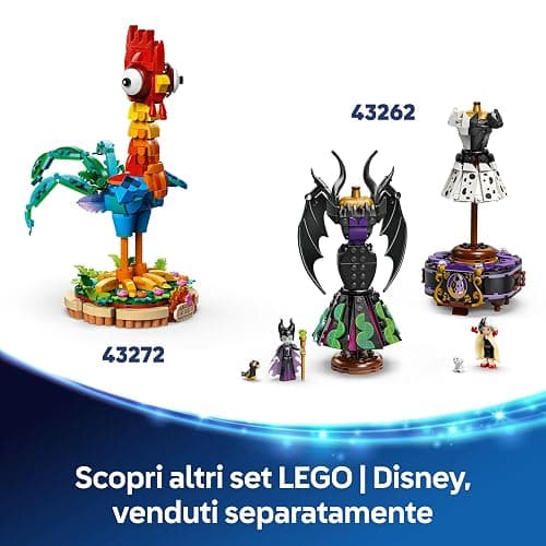 LEGO ǀ Disney Oceania 2 Heihei Giocattolo da Costruire - Gioco con Animale da Esposizione con Supporto, Testa Girevole, Ali, Piume e Coda Mobili - Regalo di Compleanno per Bambine da 9 Anni - 43272 thumbnail 11