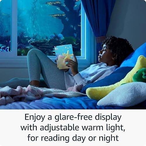 Amazon Kindle Paperwhite Kids 16GB (newest model) – larger 7" glare-free display – Kids read an average of 1+ hour per day with Kindle – Starfish thumbnail 6