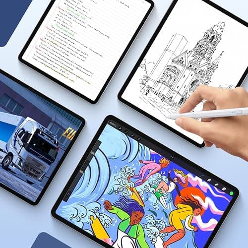 SENMO Stylus Pen for iPad 2018-2025, 2X Fast Charge iPad Pencil 2nd Generation Compatible with Apple iPad A16 11/10/9/8/7/6, Pro M5/M4/12.9"(6/5/4/3)/ 11"(4/3/2/1), Mini 7/6/5, Air M3/M2/5/4/3 thumbnail 8